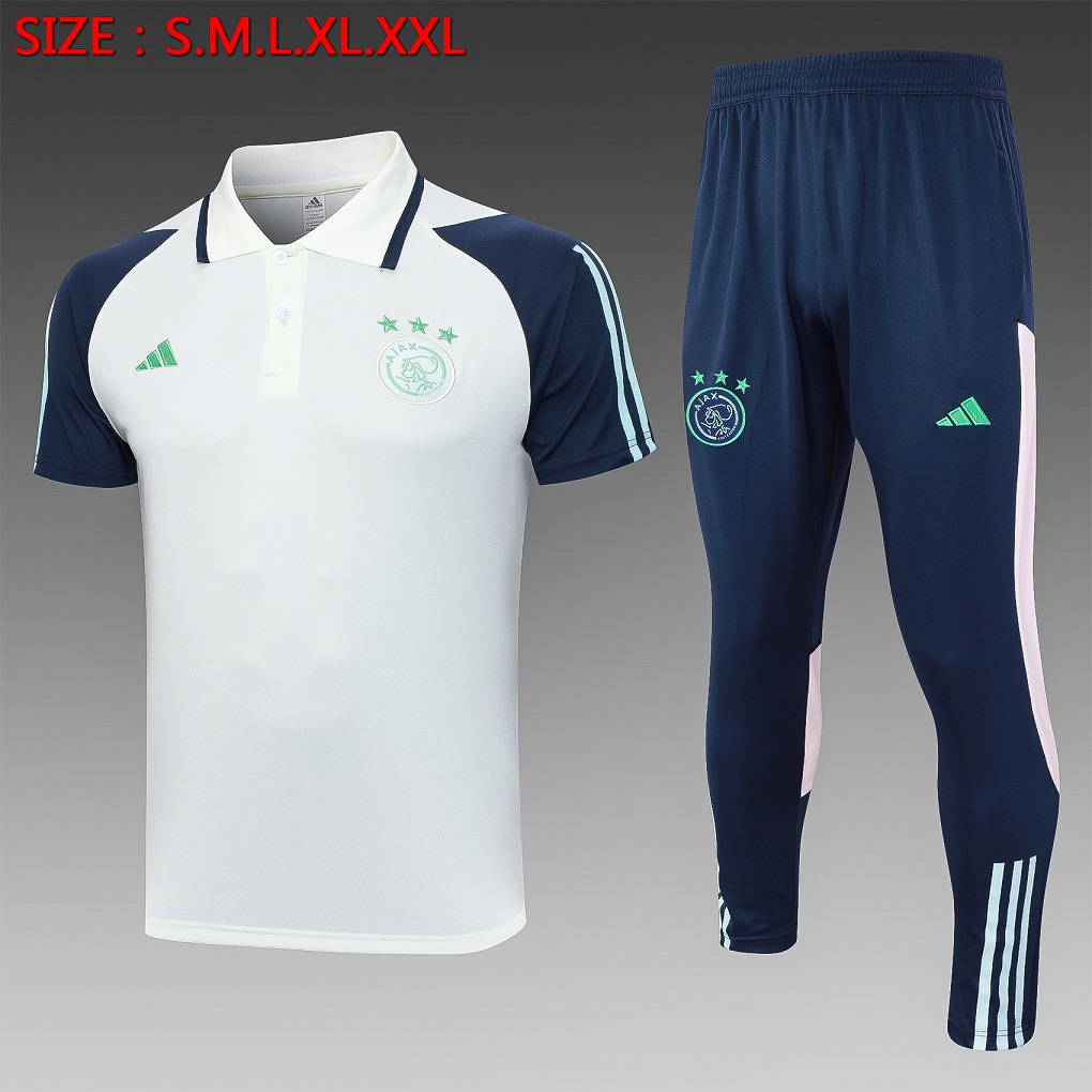AAA Quality Ajax 23/24 White Training Kit Jerseys